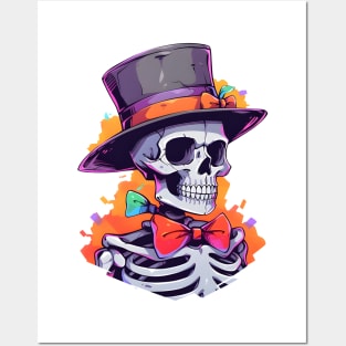 Halloween Skull Terror Posters and Art